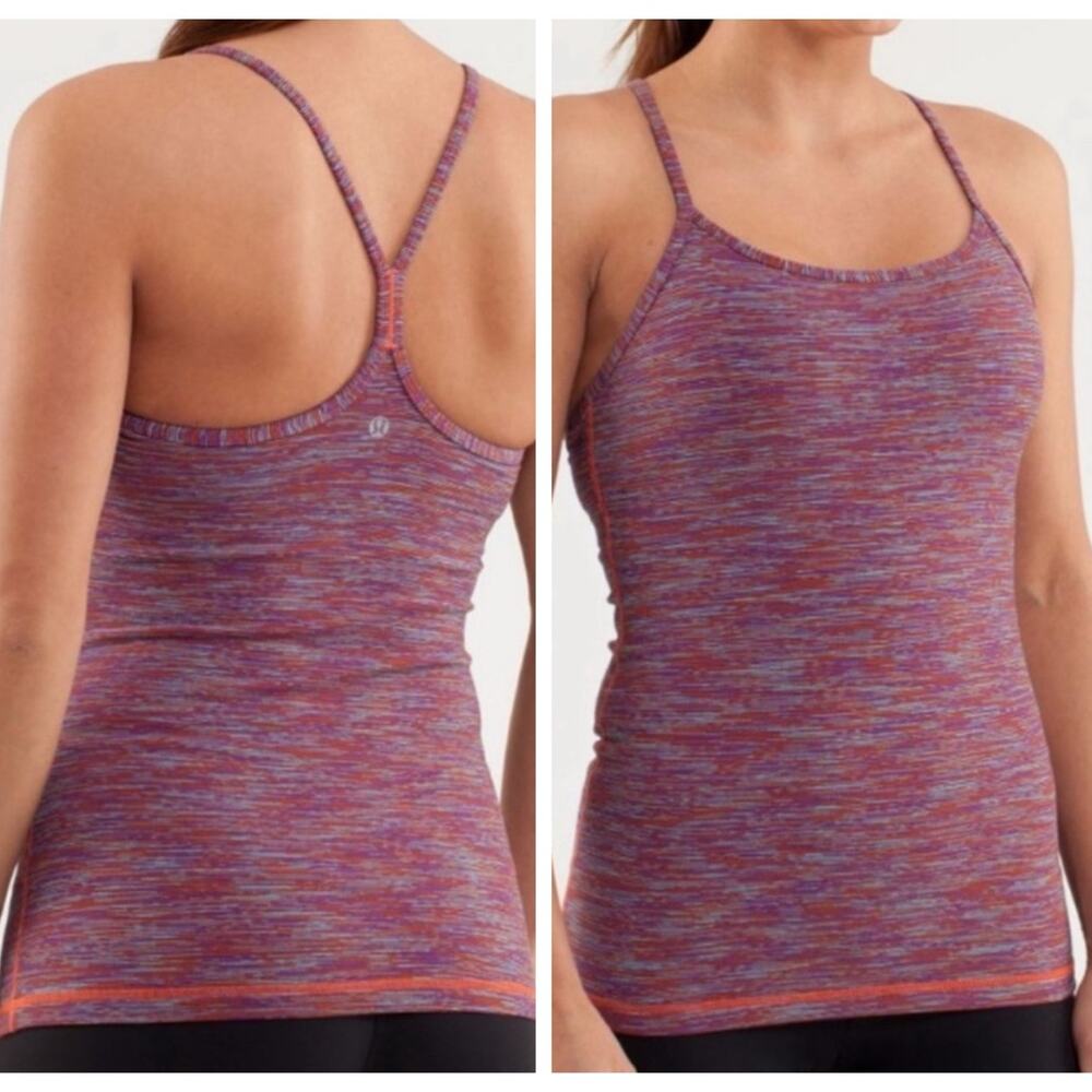 Lululemon Power Y Tank Top 4 Wee From Space Shelf Bra Athletic Yoga Fitness Luon